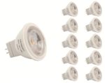 CBConcept 10-Pack, 1.8 Watt, 220 Lumen, MR11 GU4.0 LED Bulbs, Warm White 3000K, 20W Halogen Bulbs Equivalent, 36° Beam Angle, 12 VAC/DC, Not Dimmable, Landscape, Accent, Recessed, Track Lighting