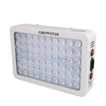 Growstar 300w LED Grow Light Full Spectrum for Hydroponic Indoor Veg and Flower Greenhouse Plant Growing 9 Band