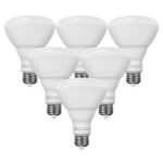 LE 15W BR30 E26 LED Bulbs, 75W Incandescent Bulbs Equivalent, Not Dimmable, LED Recessed Can Lights, 1210lm, Daylight White, 5000K, 110° Beam, E26 Base, LED Light Bulbs, Pack of 6 Units