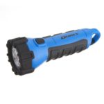 Dorcy 41-2514 Floating Waterproof LED Flashlight with Carabineer Clip, 55-Lumens, Blue Finish