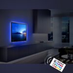 Derlson Bias Lighting for TV. Decorative Light / LED Strip Lights / Backlight Kit / Ambient lighting for Home-Theater ,Under Cabinet , Furniture, Decoration (Multi-Color RGB, Remote Control)