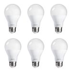 Philips 461269 60 Watt Equivalent Soft White Dimmable A19 LED Light Bulb, Energy Star Certified, 6-Pack