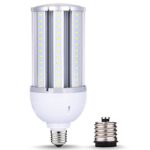 LOHAS Daylight LED Bulb, LED Corn Light 35W, 300 Watt LED Light Bulbs Equivalent, Grow Light and Street Light, 360°Flood Light Outdoor Lighting, Screw Base E26 (E39 to E26 adapter converts Included)