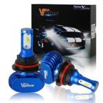 Vplus X Series LED Headlight Bulbs w/ Clear Arc-Beam Kit – 9007 HB5 72W 8,000LM 6500K White Seoul w/ No Fan All in One Headlamp LED Conversion Replaces HID and Halogen – 1 Yr Warranty – (2pcs/set)