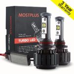 MOSTPLUS 6000K White CREE 9006 LED Headlight Kit 7600LM 60W Per Pair with 3 Years Warranty