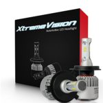 XtremeVision 7G 72W 16,000LM – H4/9003 Dual Beam LED Headlight Conversion Kit – 6500K CSP LED – 2017 Model