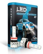 4x4TruckLEDs XHP50 Series 12,000 Lumen CREE LED Headlight Conversion Kit (H8 / H9 / H11)