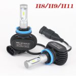 AOSI H8 H9 H11 H16(JP) Led Headlight Bulb Conversion kit – All Bulb Sizes – 50W 8000LM 6500k Cool White Auto SEOUL Y19 CHIP For Cars Replaces Halogen & HID Bulbs