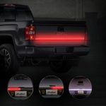 MICTUNING 60 Inch 2-Row LED Truck Tailgate Light Bar Strip Red/White Reverse Stop Turn Signal Running for SUV RV Trailer