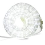 24 Ft. Super Bright Heavy Duty Cool White Rope Lights with 288 LEDs – Expandable to 216 Ft.