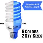 WeedBulbs : PowerBLUE – BLUE SUPPLEMENTING CFL GROW LIGHT 4-PACK, Model:CB1024BA, 24w/120v/60Hz