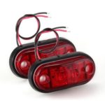 StarSide 2 x Car Truck Trailer Piranha LED Side Marker Blinker Light Lamp Bulb Red
