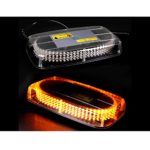 240 LED Light Bar Roof Top Emergency Hazard Warning Flash Strobe Yellow Amber