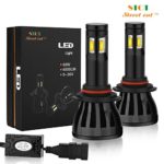 9005 LED Headlight Bulbs Conversion Kit (Upgraded version) Philips LED Chips 96W 9600LM 6000K – Low Beam/ High Beam/ Fog Light Bulbs – 3 Yr Warranty (Pack of 2 by STCT Street Cat)