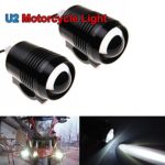 Goodkssop 2pcs CREE U2 30W Motorcycle LED Headlight Driving Fog Spot Work Head Light Lamp