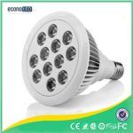 econoLED LED Plant Grow Light Bulb for Hydroponic Garden Greenhouse Indoor Flower Herb Vegetable Growing 9 Red/3 Blue Lighting Spectrum Lamps Fit E27 Socket (24W)