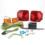 Lumitronics Submersible Under 80″ Universal Mount Combination Trailer Tail Lights Kit. Perfect For Any Trailer, RV, or Camper