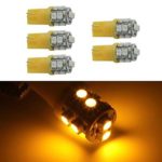 Partsam 5×194 168 10-3528-SMD Amber LED Bulbs for Roof Running Clearance Cab Marker TOP Light lamps