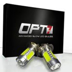 OPT7 H7 Nova Plasma LED Fog Light Bulbs – 6000K Cool Blue – Plug-n-Play (Pack of 2)
