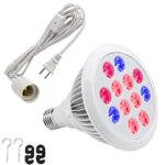 Grow Lights Kit – Includes 12W LED Grow Lights, 12 Feet Hanging Lantern Cord