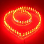 EverBright 2-Pack Red 72CM PVC DC 12V Flexible LED Strip Light For Car motorcycles Decoration Interior Exterior Atmosphere Lamp Bulbs Vehicle DRL Day Running Light without built-in 3M Tape