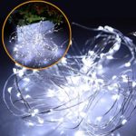 Livingly Light 100 LEDs Solar Powered String Light Copper Wire Lights Ambiance Lighting for Outdoor Gardens Homes