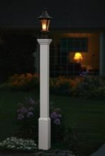 New England Arbors Madison Lamp Post