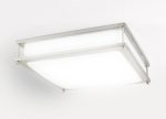 Clarity Energy Efficient 18 inch LED Dimmable Ceiling Light and Fixture, Brushed Nickel Finish, Flush Ceiling Mount, 2100 Lumens Uses only 28 Watt 3000K (Warm Light)- UL listed-Energy Star Rated
