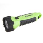 Dorcy 41-2510 Floating Waterproof LED Flashlight with Carabineer Clip, 55-Lumens, Neon Green