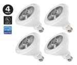 4-Pack of VibeLight Dimmable PAR38 LED Light Bulb, 18 Watt (100 Watt Replacement), 40° Beam Angle, 3000K – Perfect For Track & Recessed Lighting – UL-Listed, Energy Star Rated