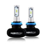 NIGHTEYE H8/H9/H11 LED Headlight Conversion Driving lamp Bulbs 6500K Cool White 50W 8000LM – 3 Year Warranty