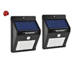 Solar Light Wireless Solar Powered Outdoor Security Motion Sensor LED Lights for Patio Garden Pathway (2-pack)