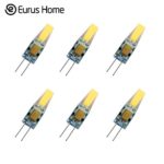 Classic Style Home 3 Watt G4 LED Bi-Pin Base 12V AC/DC Light Bulb 2700K Warm White Dimmable Waterproof T3 G4 30W LED Halogen Replacement 6Pack (3 W)