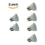 Superdream E27 6W LED Plant Grow Light Bulb for Garden Greenhouse Hydroponic Indoor Cultivation (Pack of 6)