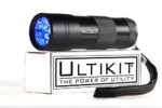 ULTIKIT® 12 LED – Ultraviolet UV Blacklight Flashlight, Spot Pet Dog and Cat Urine, Counterfeit Money, Reveals Hidden Stains Bed Bugs Scorpions, 3 AAA batteries not included, Long Lasting Solid Design