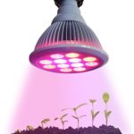 Santaro 36W LED Grow Light Bulb 6000lux 3 Bands Plant Lights Bulbs for Indoor Plant & Hydroponics, LED Plant Grow Lights for Greenhouse and Garden Seeding/Bloom/Fruiting (E27,1 Pack)