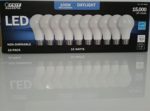 FEIT 100w LED Replacement Bulbs using 15W Daylight 5000K 1600 Lumens- 10 Pack