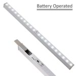 LED Closet Light, LightBiz 20-LED Wireless Motion Sensor Night Light Under Cabinet Lighting (Battery Operated)