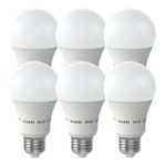 Yuan Rui LED Lighting Bulbs 100 Watt equivalent 11W Light Bulbs 1000 Lumens Non-Dimmable A19 Base E26 (6-Pack Soft White(3000K))