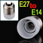 E27 to E14 Fitting Light Lamp Bulb Adapter Converter.
