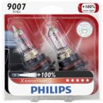 Philips 9007 X-tremeVision Upgrade Headlight Bulb, 2 Pack