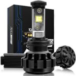 NINEO LED Headlight Bulbs Conversion Kit w/ Clear – H7 – 60W 6K 7,200Lm CREE – 3 Yr Warranty