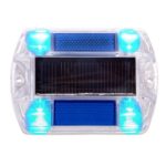 Blue Polycarbonate Solar Road Stud Path Deck Dock LED Light