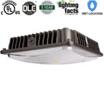Hykolity 70W LED Canopy Light Outdoor Waterproof 350W MH/HPS/HID Replacement, 6000 Lumens, 5000K Daylight White, UL Listed and DLC Qualified Ceiling Lights Fixture