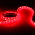 BZONE Super Bright 5m Waterproof LED Strips Indoor Outdoor Decorative Flexible LED Light Strip Lamp DC 12V, Red Color, SMD 5050 LED