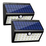 InnoGear Solar Lights 30 LED Wall Light Outdoor Security Lighting Nightlight with Motion Sensor Detector for Garden Back Door Step Stair Fence Deck Yard Driveway,Pack of 2