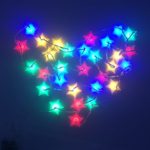 TEQIN 3M 30LED Twinkling Stars String Light Decor Halloween Christmas Xmas New Year Party Fairy Wedding Bar Outdoor/Indoor Decoration Lamp(Colorful)