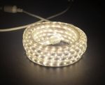 CBConcept UL Listed, 30 Feet, 3200 Lumen, 4000K Soft White, Dimmable, 110-120V AC Flexible Flat LED Strip Rope Light, 540 Units 3528 SMD LEDs, Indoor/Outdoor Use, Accessories Included, [Ready to use]