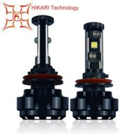 HIKARI LED Headlight Bulbs Conversion Kit – H11 (H8 – H9), 9600lm 6K Cool White CREE, 2 Yr Warranty (Eye of Megatron,Upgraded Version)