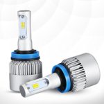 Beamtop H11 (H9 H8) LED Headlight Bulbs S3 Series Conversion Kit 72W 8000LM 6500k CSP Chips Fog Light (Pack of 2)